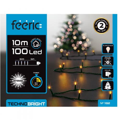Feeric lights kerstverlichting - warm wit - 10 meter - 100 leds