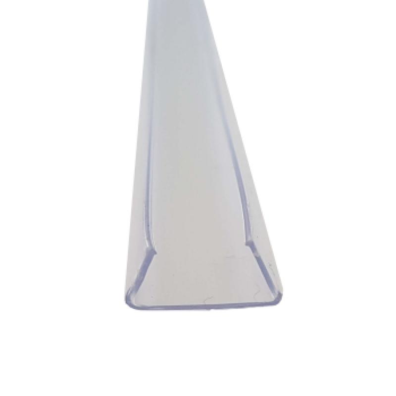 Profiel voor Extra Sterke 230V Ledstrip 4-lijns - Transparant - 1 Meter